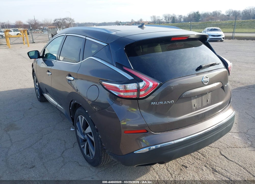 2015 NISSAN MURANO PLATINUM VIN: 5N1AZ2MH5FN287445
