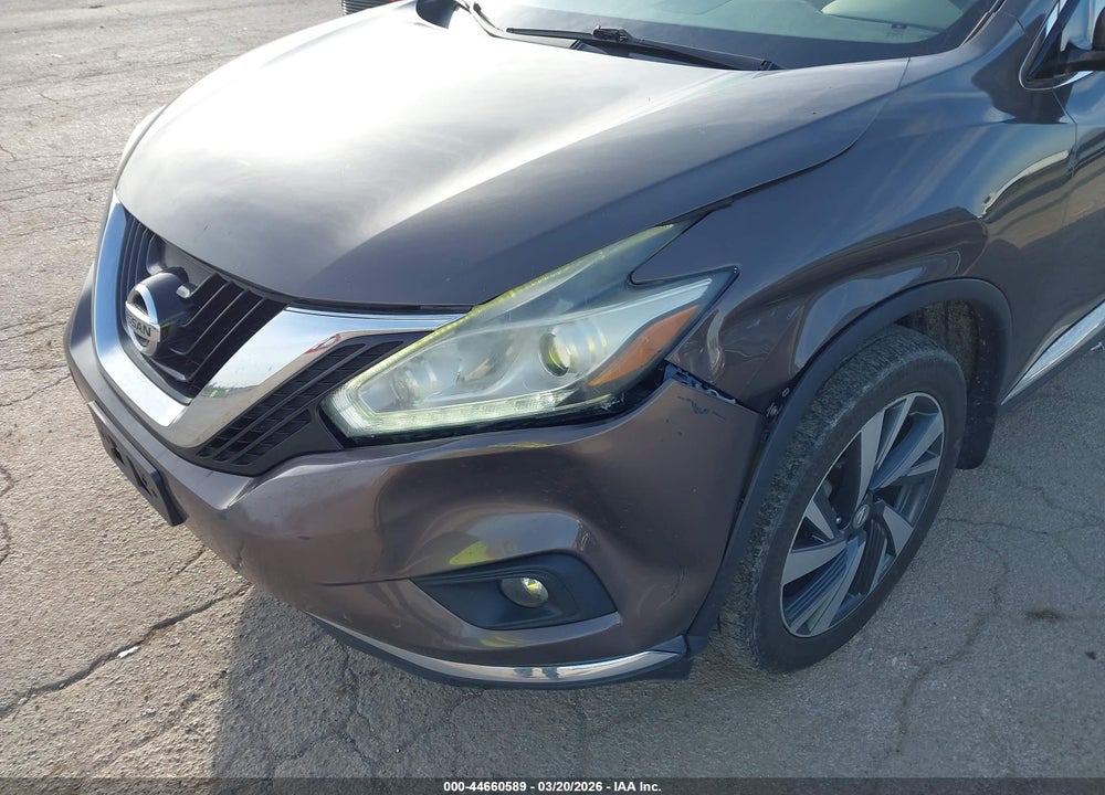 2015 NISSAN MURANO PLATINUM VIN: 5N1AZ2MH5FN287445