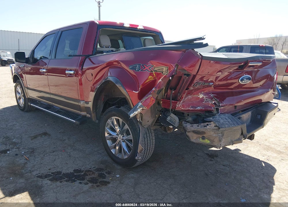 2015 FORD F-150 LARIAT VIN: 1FTEW1EG3FKD48193