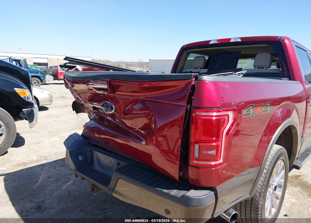 2015 FORD F-150 LARIAT VIN: 1FTEW1EG3FKD48193
