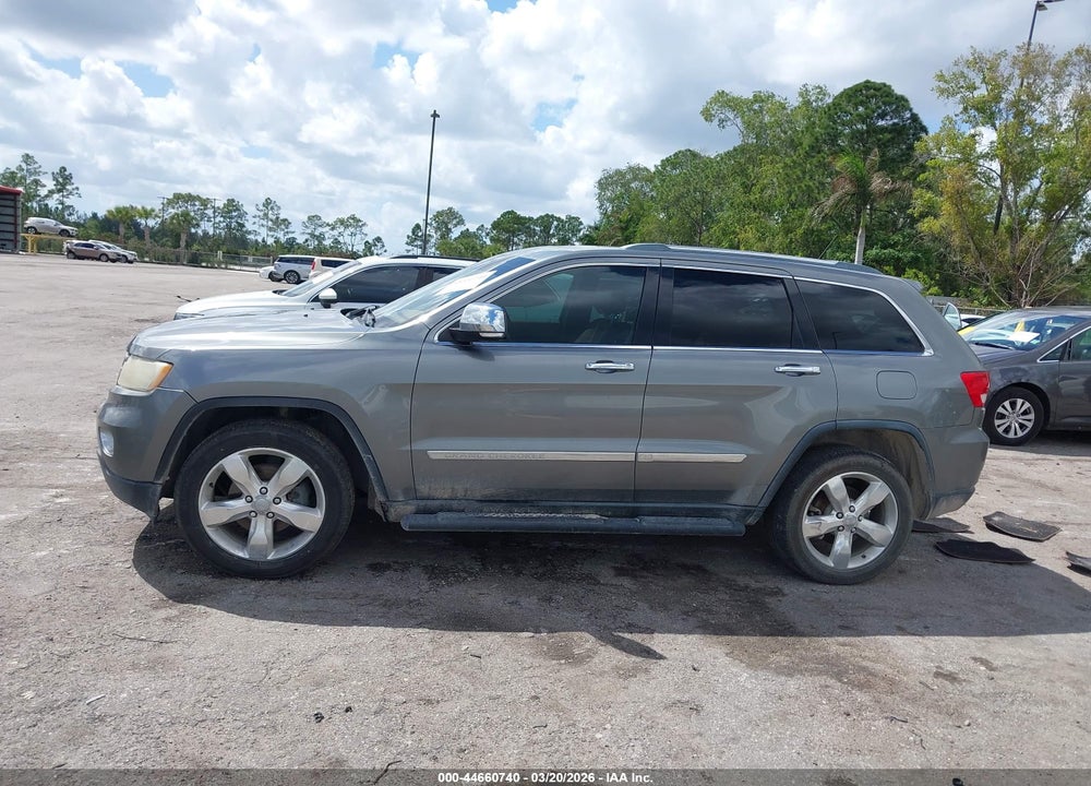 2012 JEEP GRAND CHEROKEE OVERLAND VIN: 1C4RJECT0CC277483