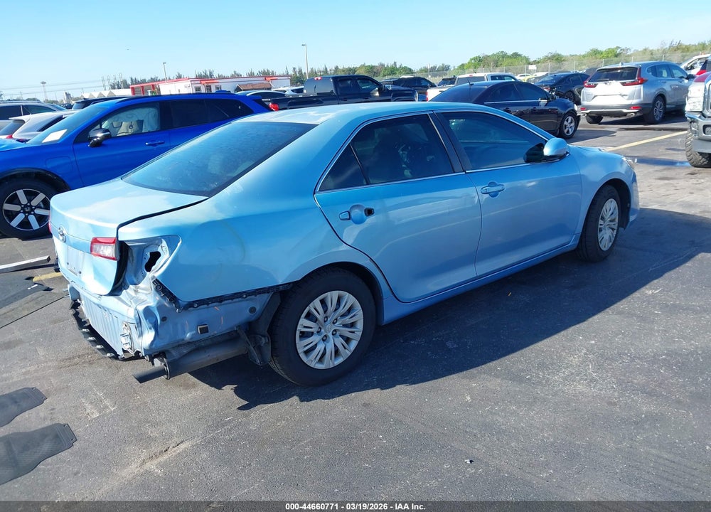 2014 TOYOTA CAMRY L VIN: 4T1BF1FK5EU758627
