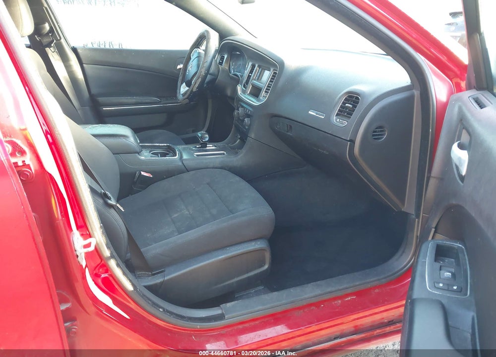 2012 DODGE CHARGER SE VIN: 2C3CDXBG8CH215781