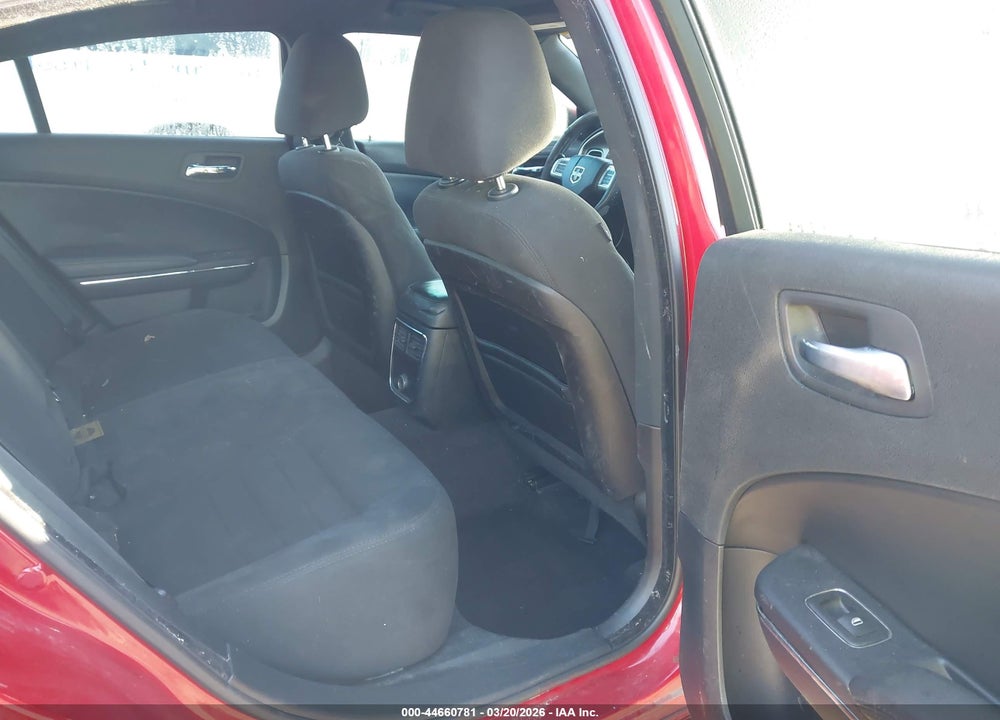 2012 DODGE CHARGER SE VIN: 2C3CDXBG8CH215781
