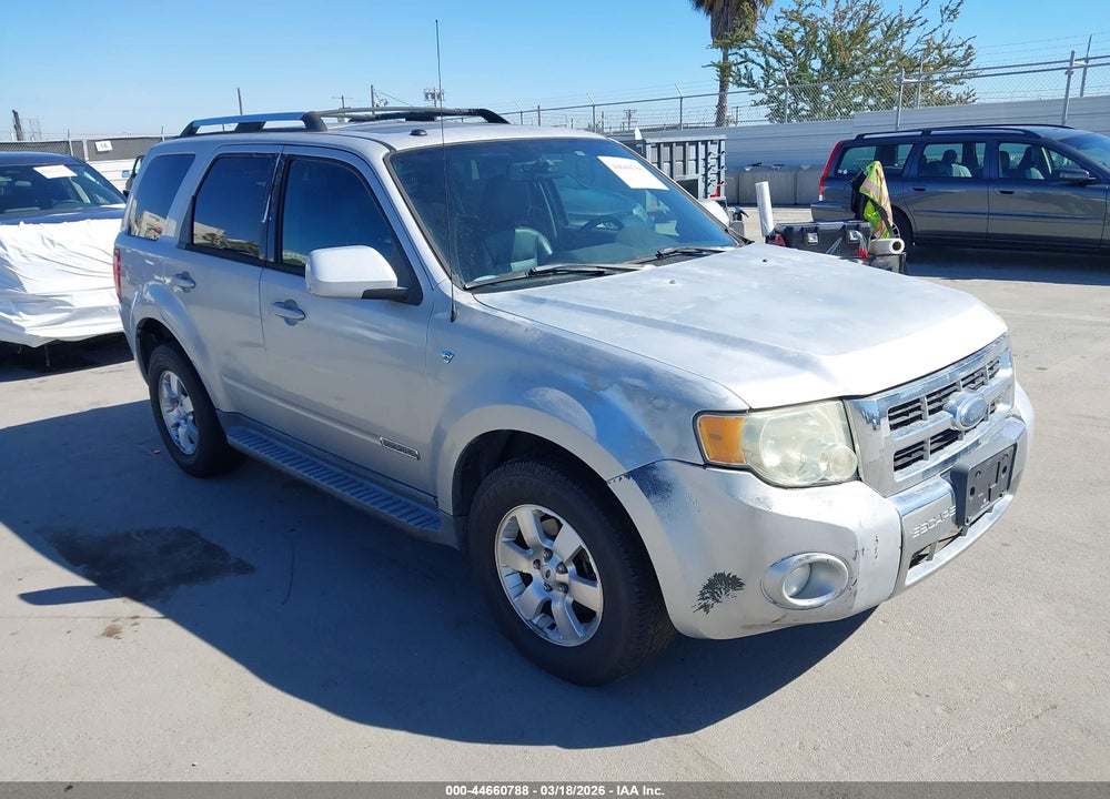 2008 FORD ESCAPE LIMITED VIN: 1FMCU04198KA03110