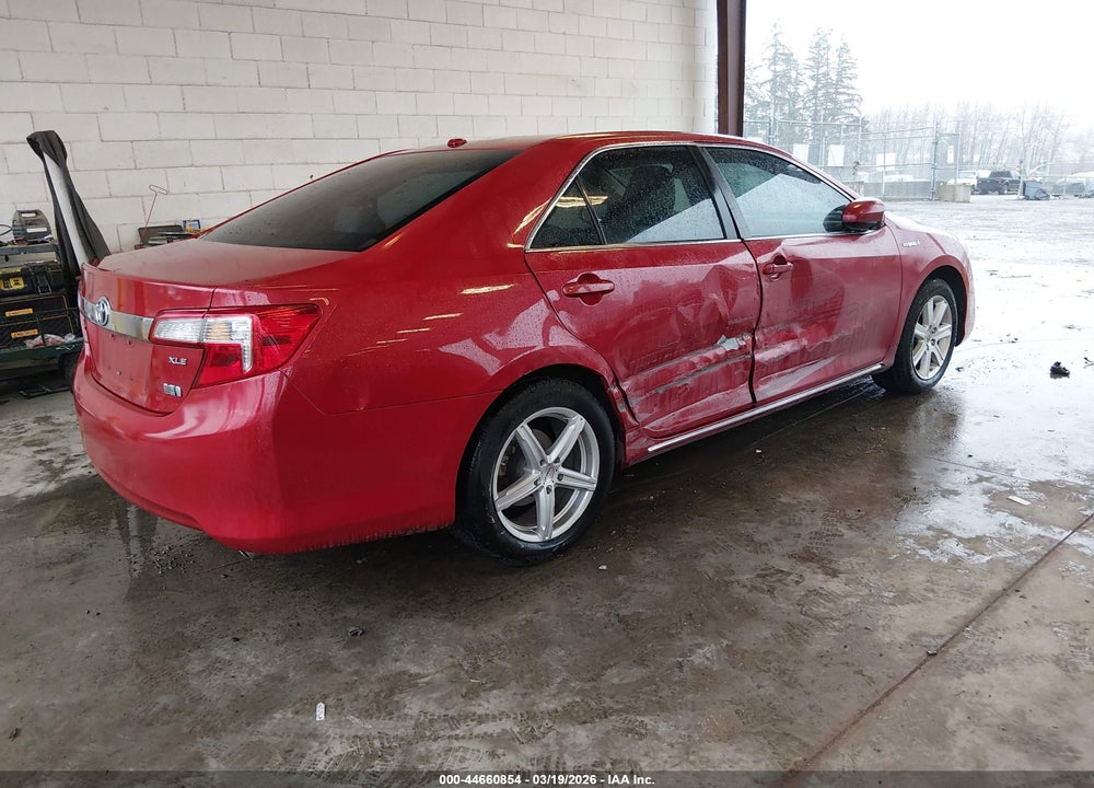 2012 TOYOTA CAMRY HYBRID XLE VIN: 4T1BD1FK8CU036653