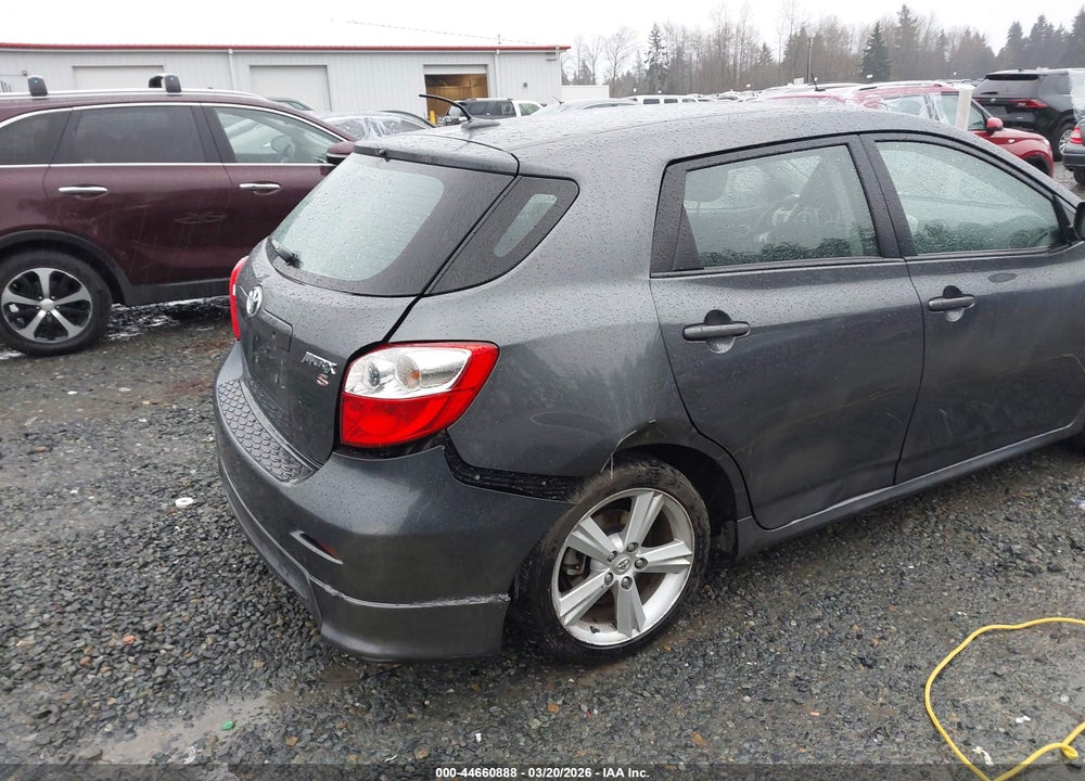 2009 TOYOTA MATRIX S VIN: 2T1KE40E29C023652