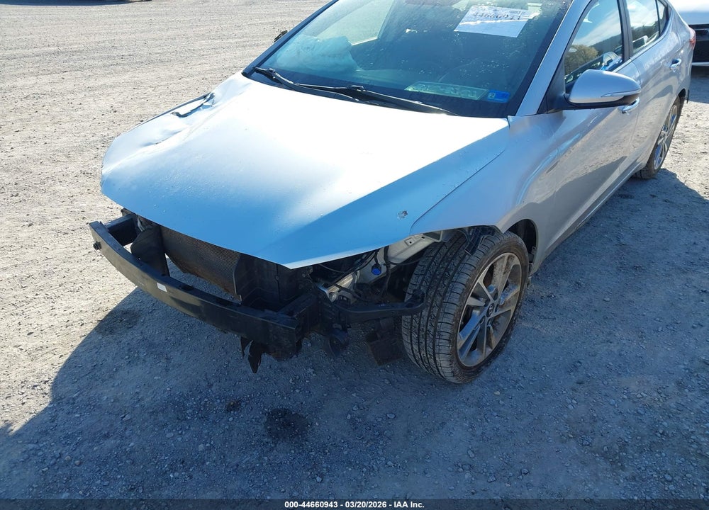 2017 HYUNDAI ELANTRA LIMITED VIN: KMHD84LF7HU269386