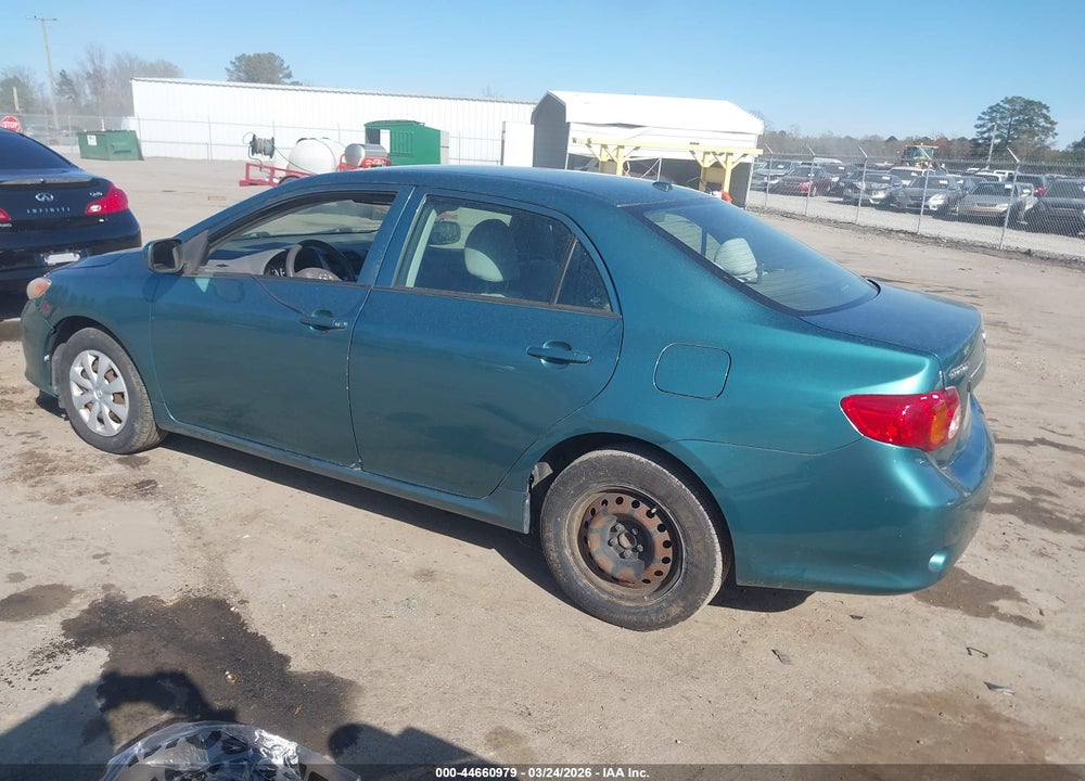2009 TOYOTA COROLLA LE VIN: 2T1BU40EX9C087117