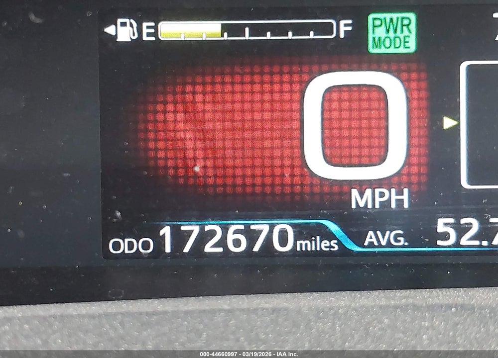 2017 TOYOTA PRIUS TWO VIN: JTDKBRFUXH3544971