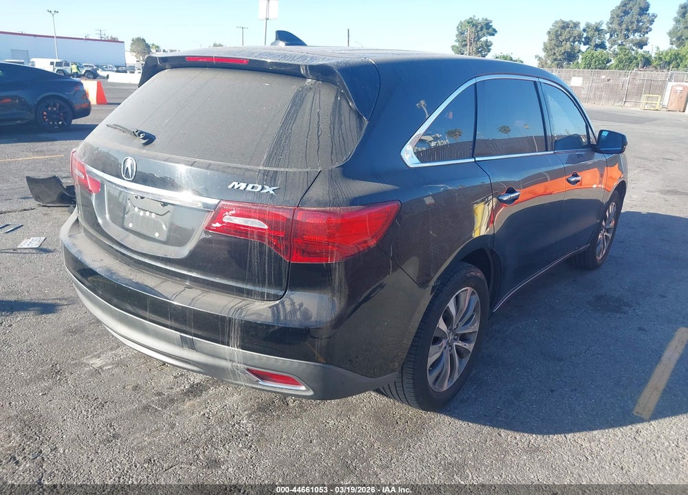 2014 ACURA MDX TECHNOLOGY PACKAGE VIN: 5FRYD3H45EB001085