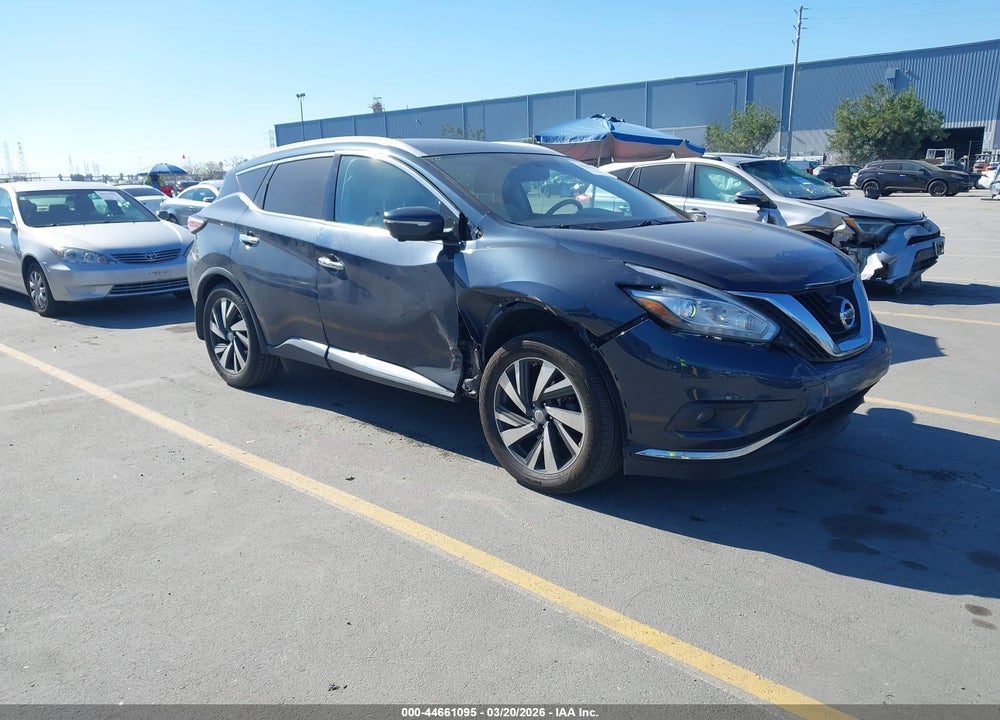 2015 NISSAN MURANO PLATINUM VIN: 5N1AZ2MH4FN273276