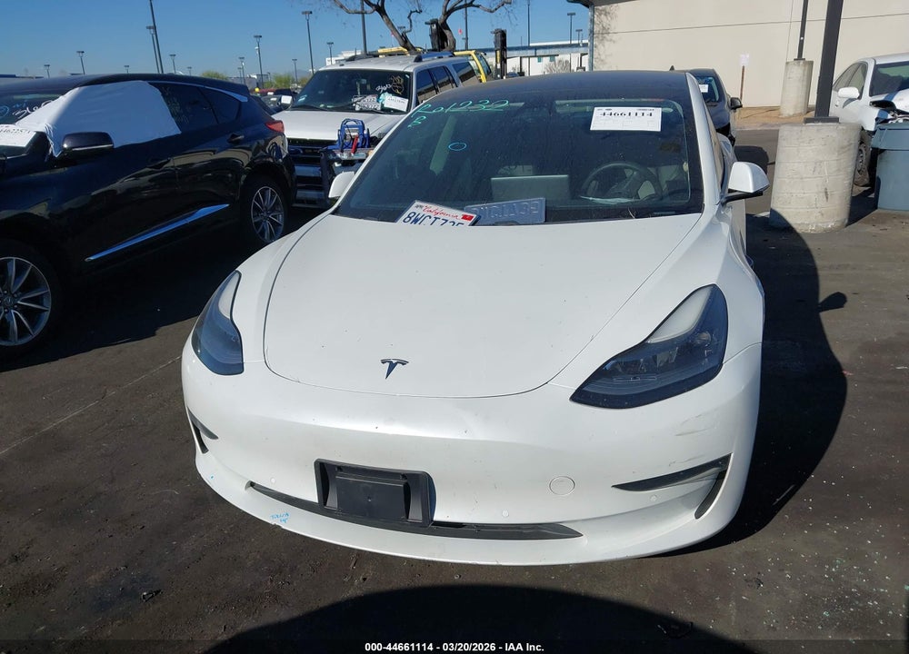 2021 TESLA MODEL 3 STANDARD RANGE PLUS REAR-WHEEL DRIVE VIN: 5YJ3E1EAXMF941372