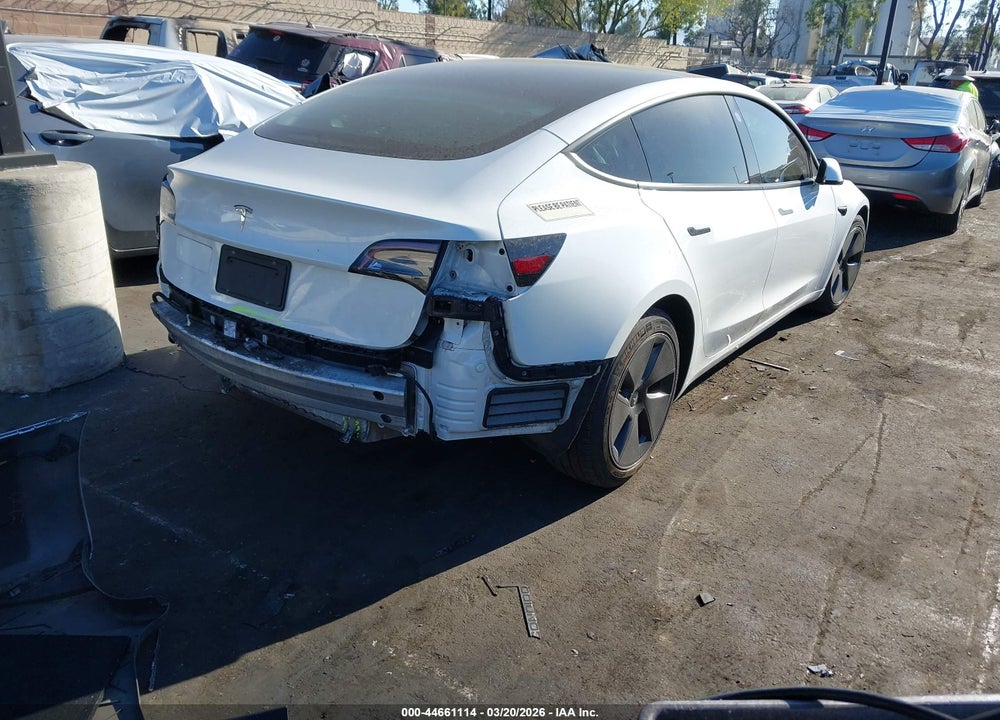 2021 TESLA MODEL 3 STANDARD RANGE PLUS REAR-WHEEL DRIVE VIN: 5YJ3E1EAXMF941372