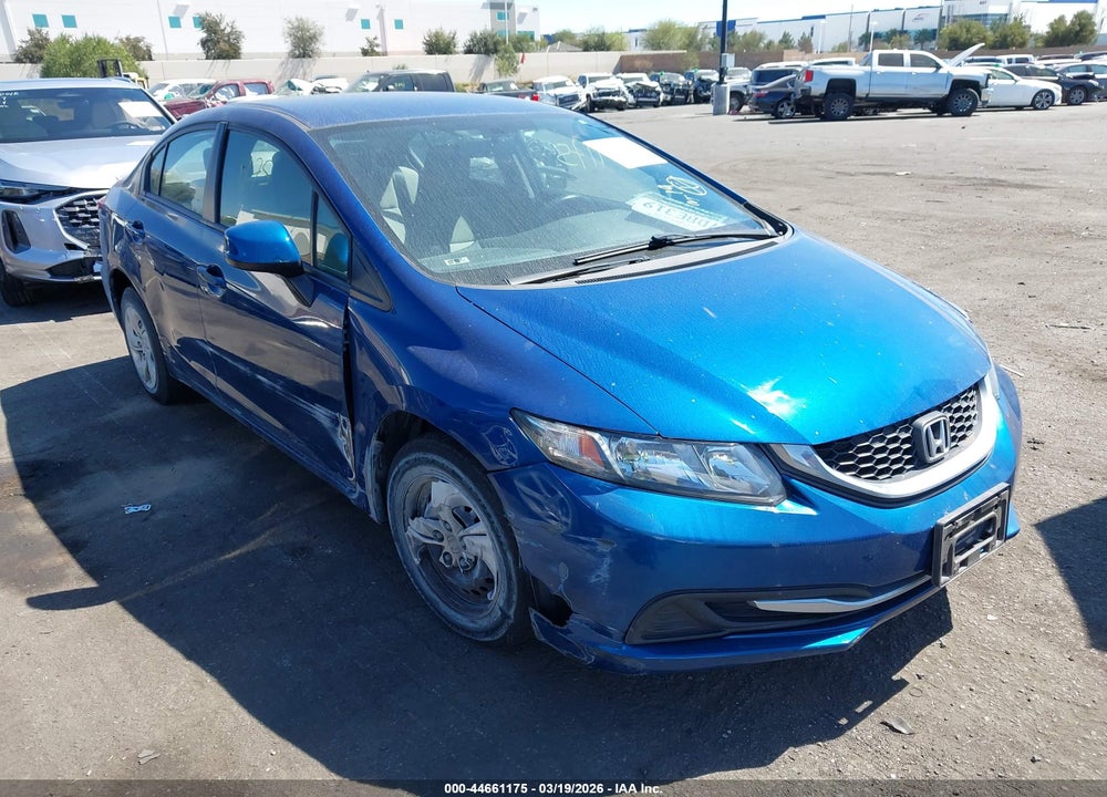 2013 HONDA CIVIC LX VIN: 19XFB2F59DE284342