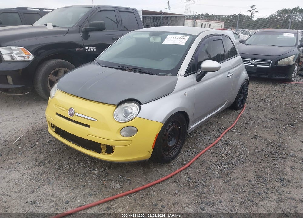 2012 FIAT 500 POP VIN: 3C3CFFAR8CT328483