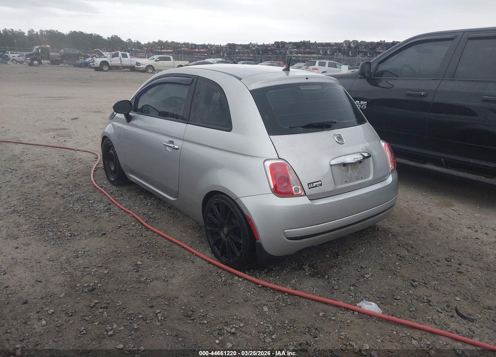 2012 FIAT 500 POP VIN: 3C3CFFAR8CT328483