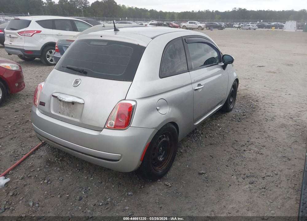 2012 FIAT 500 POP VIN: 3C3CFFAR8CT328483