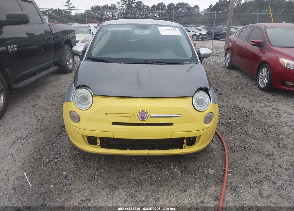 2012 FIAT 500 POP VIN: 3C3CFFAR8CT328483