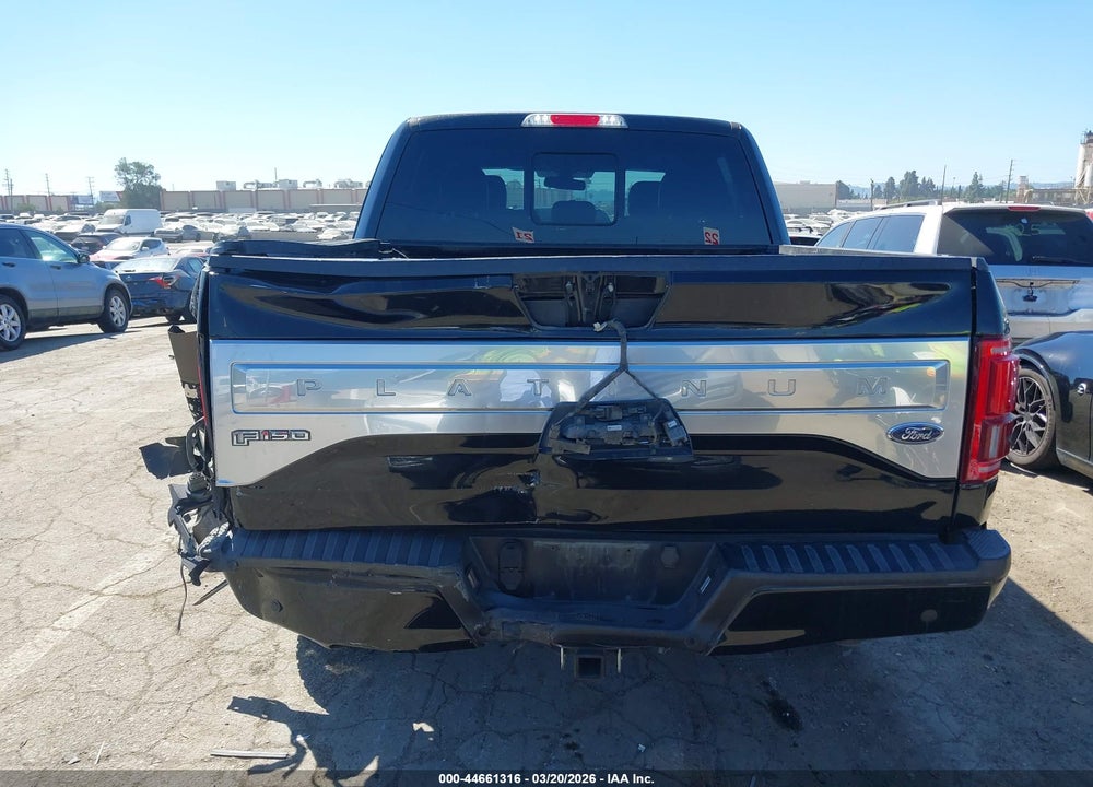 2015 FORD F-150 PLATINUM VIN: 1FTEW1EG0FFC15254