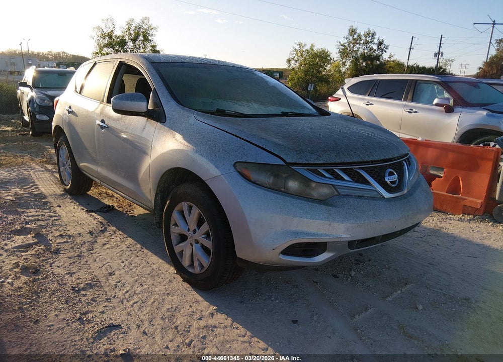 2012 NISSAN MURANO S VIN: JN8AZ1MW4CW215823