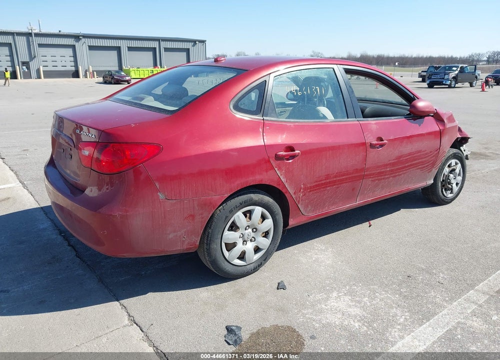 2008 HYUNDAI ELANTRA GLS/SE VIN: KMHDU46D48U536764