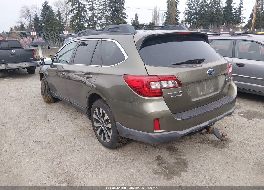 2015 SUBARU OUTBACK 2.5I LIMITED VIN: 4S4BSBNCXF3253492