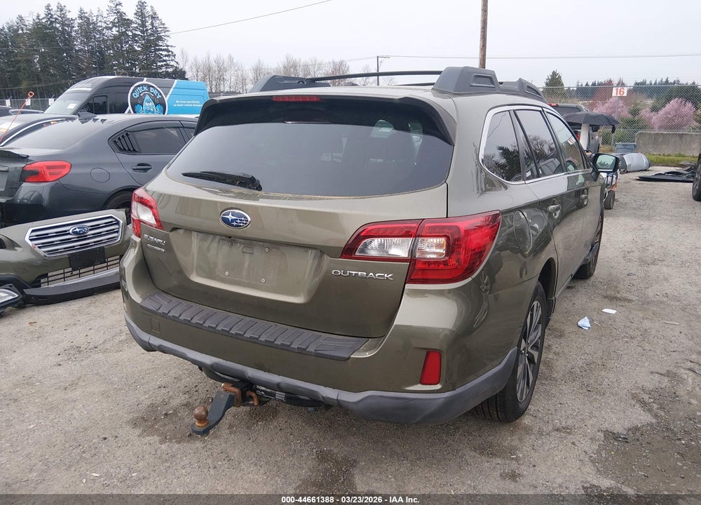 2015 SUBARU OUTBACK 2.5I LIMITED VIN: 4S4BSBNCXF3253492