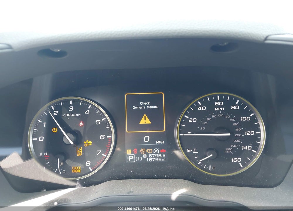 2025 SUBARU CROSSTREK SPORT VIN: 4S4GUHF64S3734957