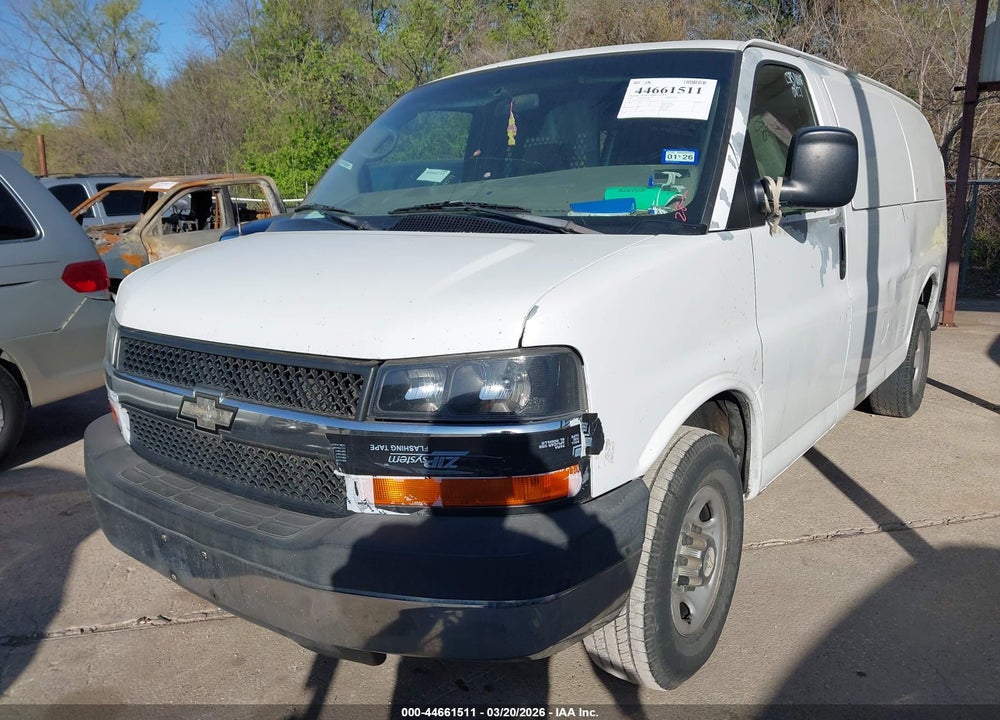2007 CHEVROLET EXPRESS WORK VAN VIN: 1GCGG25V871145303