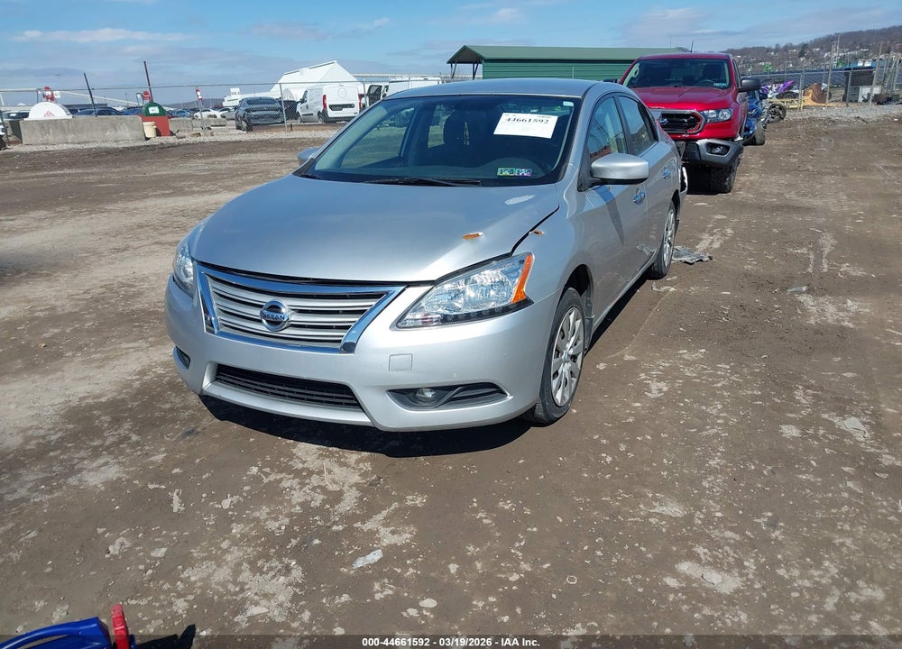 2015 NISSAN SENTRA SV VIN: 3N1AB7AP0FY365010