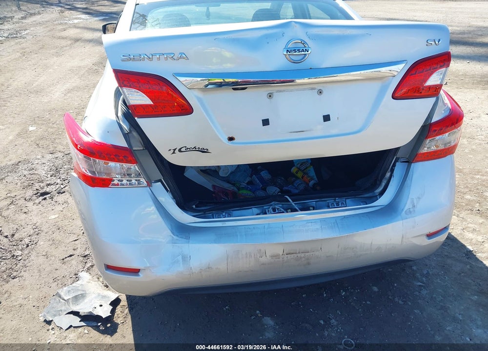 2015 NISSAN SENTRA SV VIN: 3N1AB7AP0FY365010
