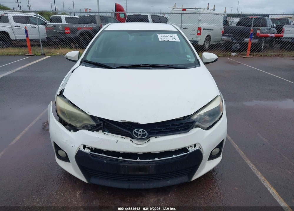 2015 TOYOTA COROLLA S/S PLUS/S PREMIUM VIN: 5YFBURHE5FP267876