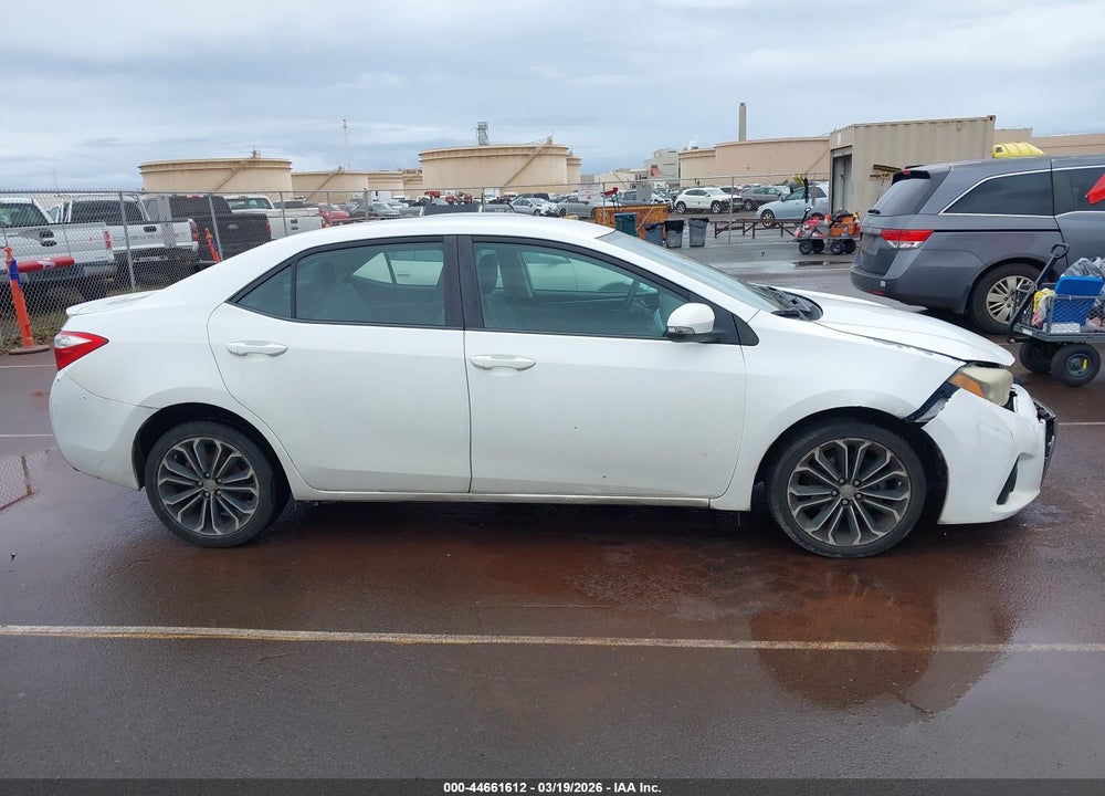 2015 TOYOTA COROLLA S/S PLUS/S PREMIUM VIN: 5YFBURHE5FP267876