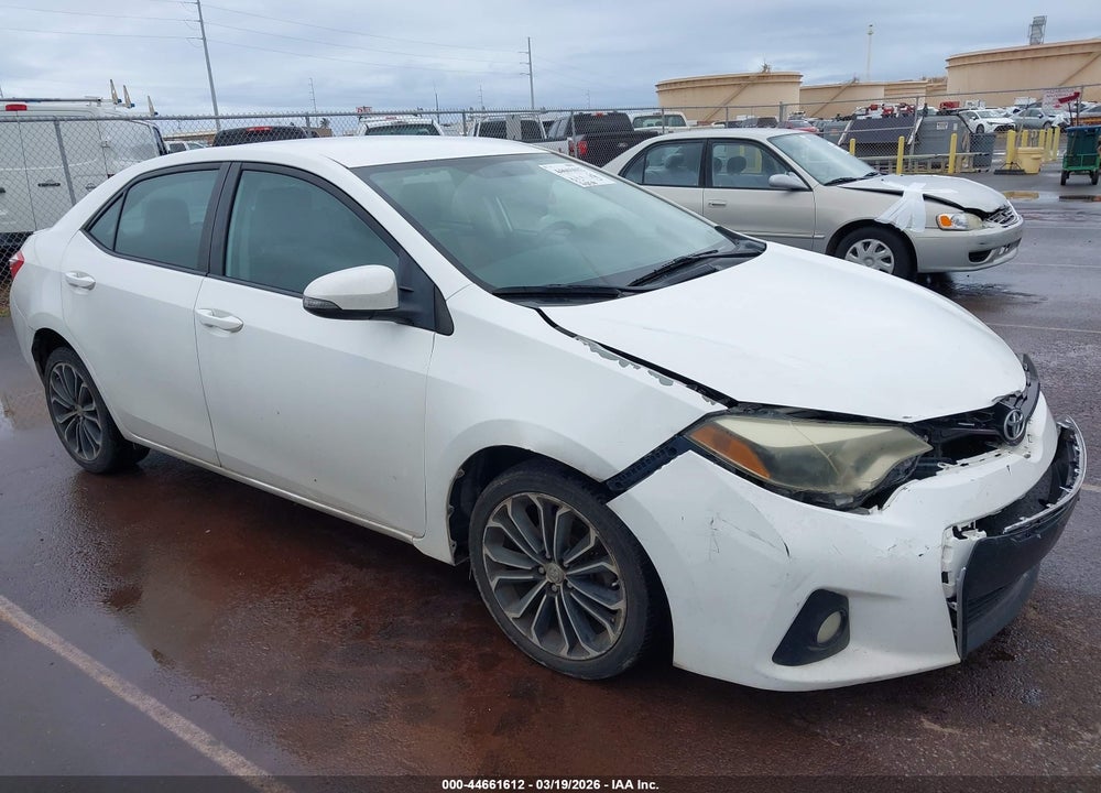 2015 TOYOTA COROLLA S/S PLUS/S PREMIUM VIN: 5YFBURHE5FP267876