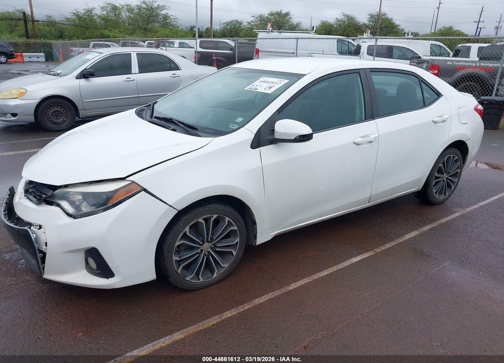 2015 TOYOTA COROLLA S/S PLUS/S PREMIUM VIN: 5YFBURHE5FP267876
