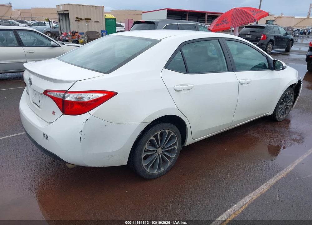 2015 TOYOTA COROLLA S/S PLUS/S PREMIUM VIN: 5YFBURHE5FP267876