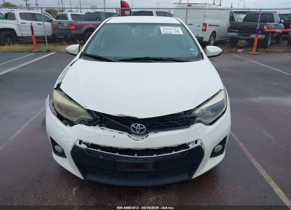 2015 TOYOTA COROLLA S/S PLUS/S PREMIUM VIN: 5YFBURHE5FP267876