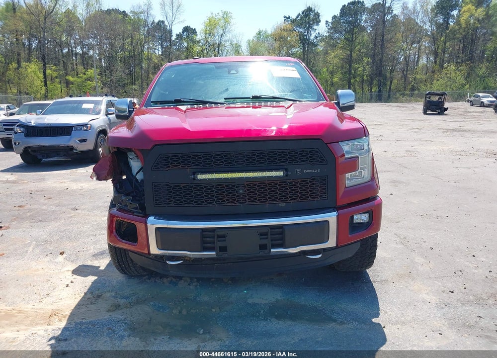 2016 FORD F-150 PLATINUM VIN: 1FTEW1EF4GFB43841