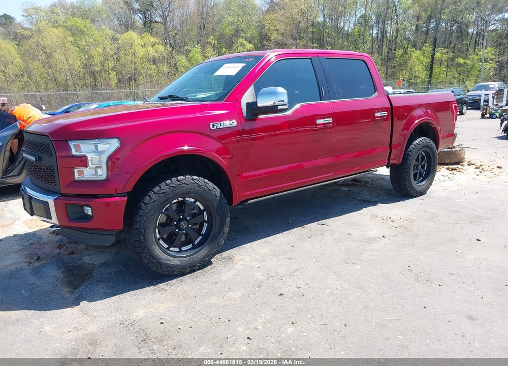 2016 FORD F-150 PLATINUM VIN: 1FTEW1EF4GFB43841