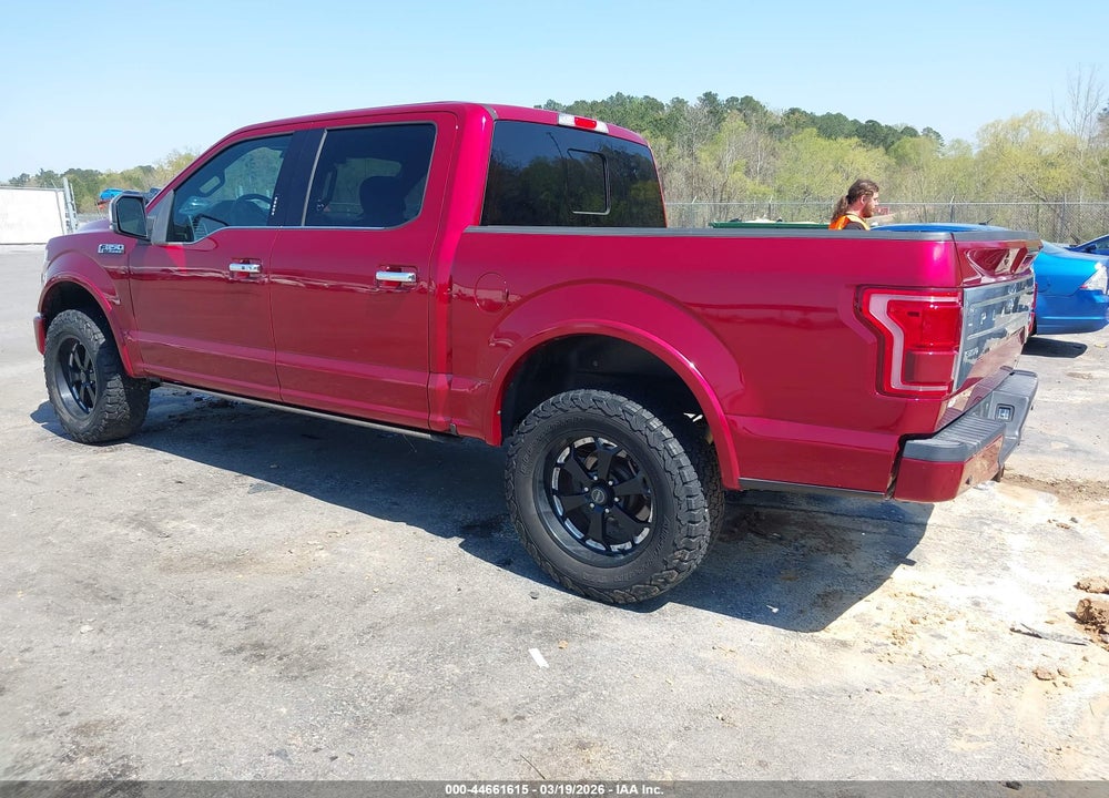 2016 FORD F-150 PLATINUM VIN: 1FTEW1EF4GFB43841
