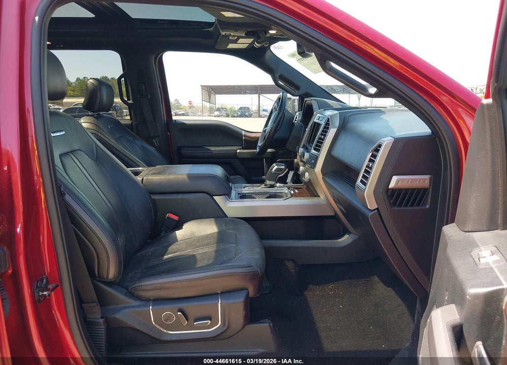 2016 FORD F-150 PLATINUM VIN: 1FTEW1EF4GFB43841