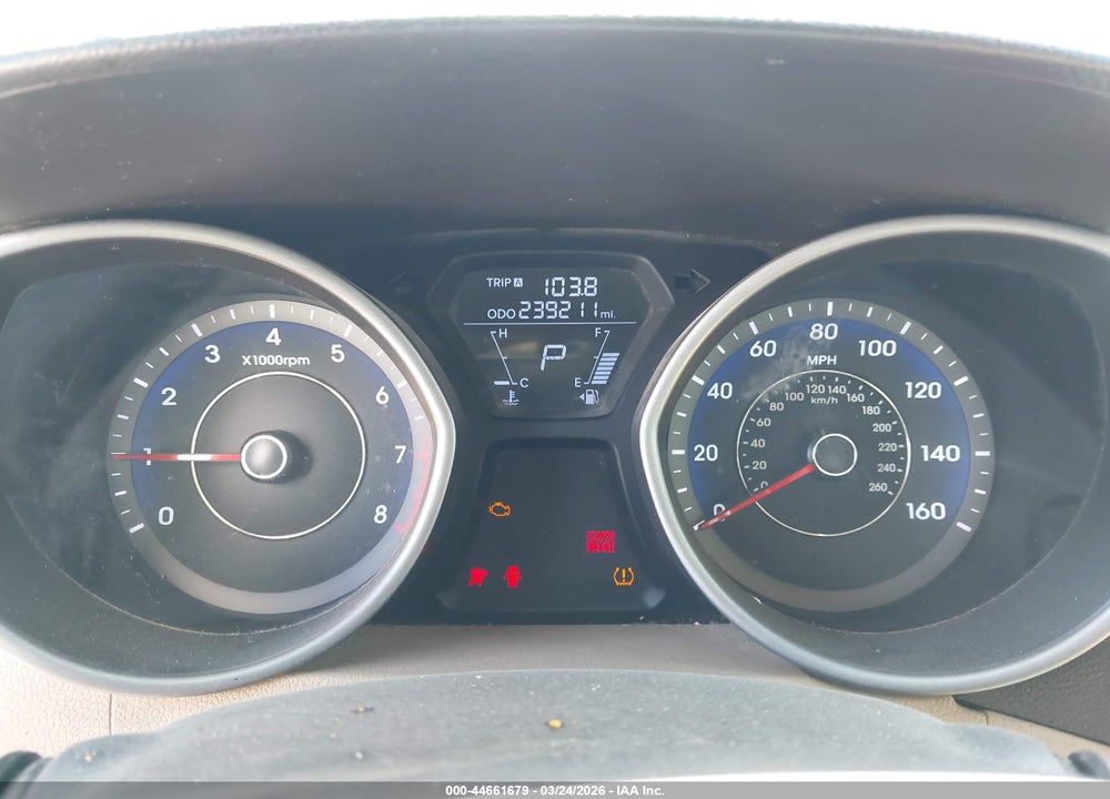 2011 HYUNDAI ELANTRA LIMITED (ULSAN PLANT) VIN: KMHDH4AE7BU169953