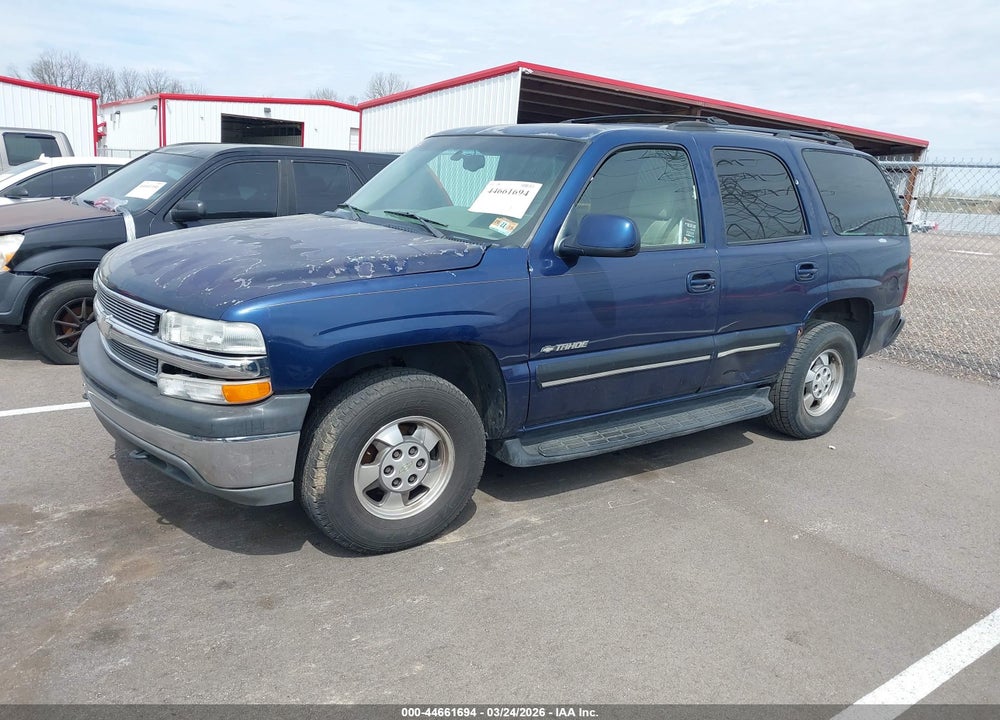2001 CHEVROLET TAHOE LT VIN: 1GNEK13T71J307082