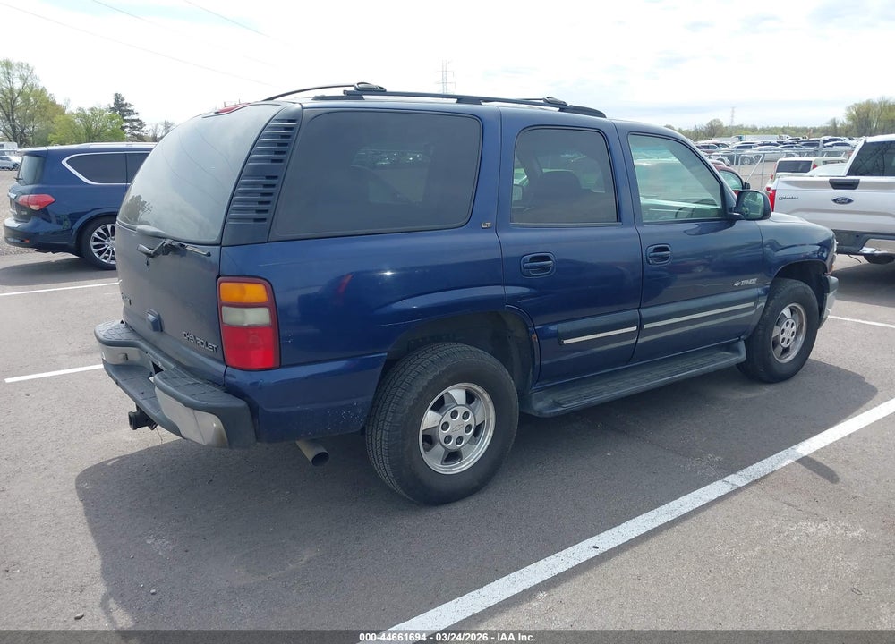 2001 CHEVROLET TAHOE LT VIN: 1GNEK13T71J307082