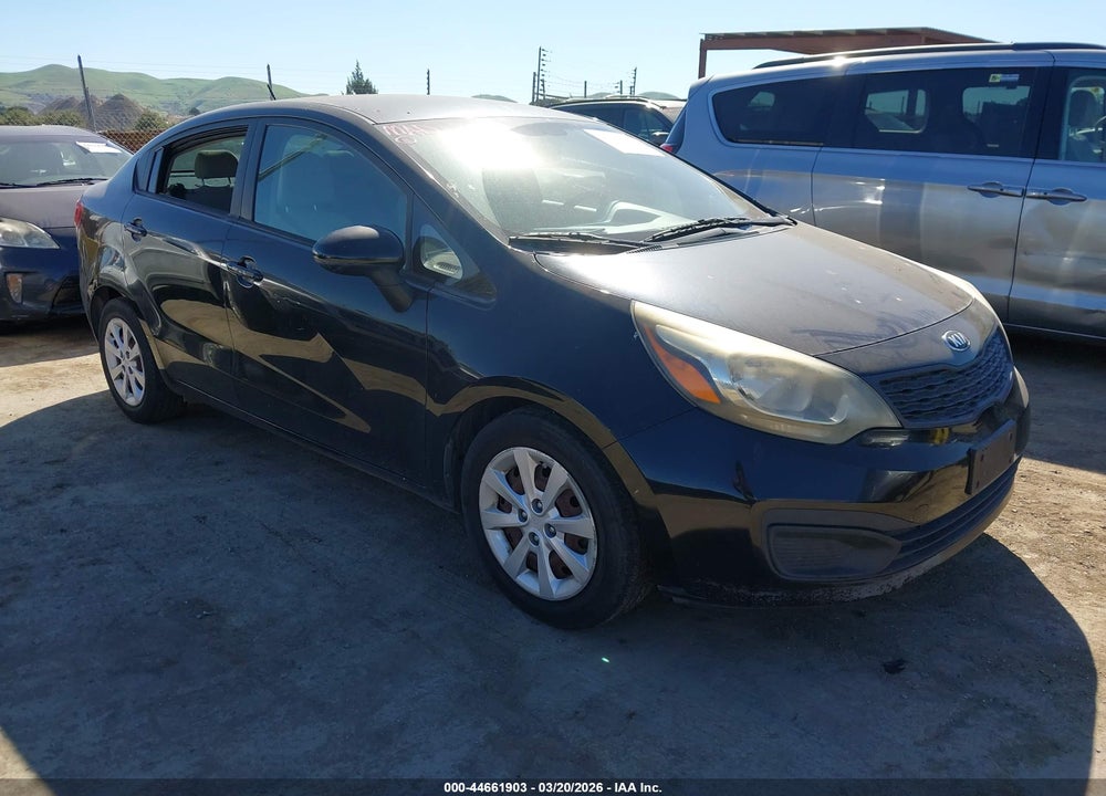 2013 KIA RIO LX VIN: KNADM4A35D6183241