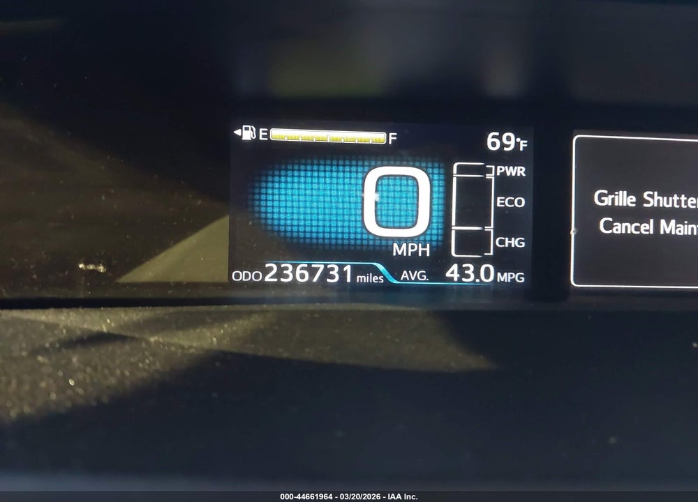 2016 TOYOTA PRIUS TWO VIN: JTDKBRFU2G3515303