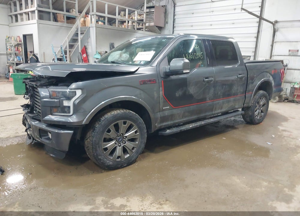 2016 FORD F-150 LARIAT VIN: 1FTEW1EG7GFD43458