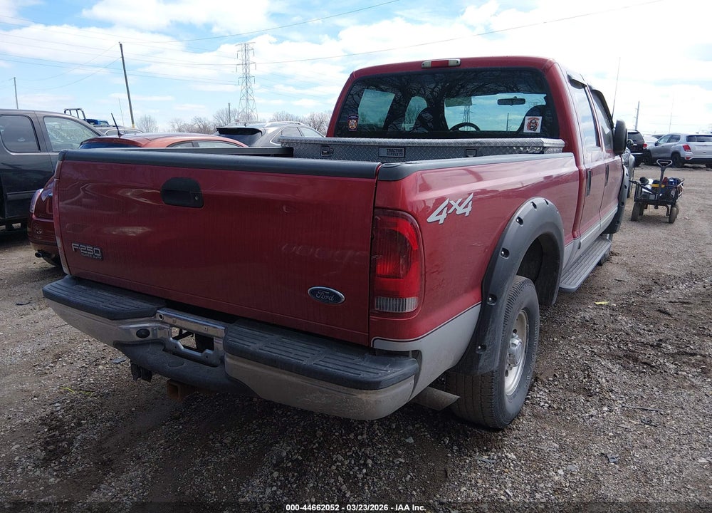 2001 FORD F-250 LARIAT/XL/XLT VIN: 1FTNW21L41ED29104