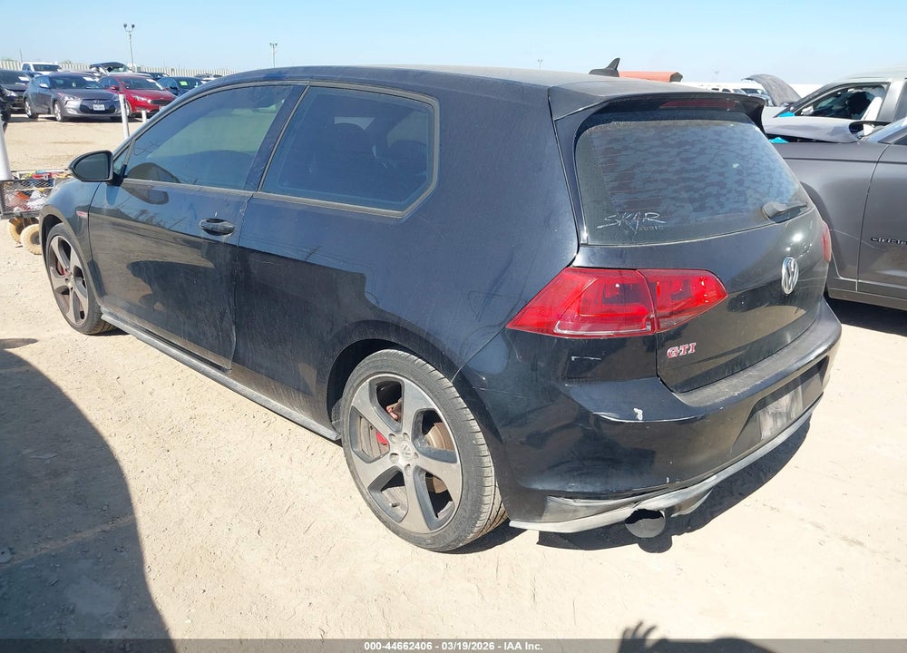 2015 VOLKSWAGEN GOLF GTI 2.0T S W/PERFORMANCE PACKAGE 2-DOOR VIN: 3VWT47AU9FM088559